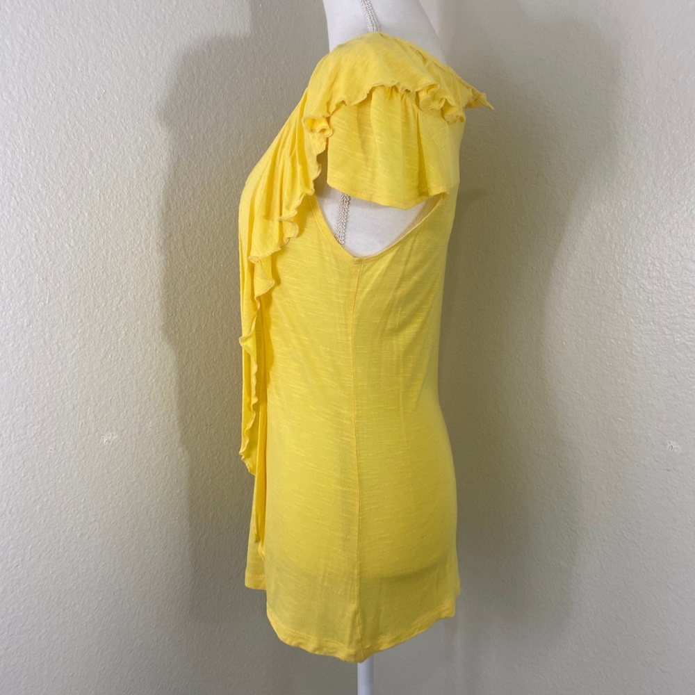 Yellow Ruffle Top - Picture 8 of 9